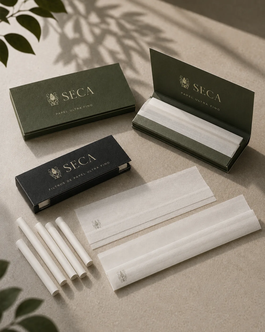 Sedas y filtros SECA — papel ultra fino sin blanquear